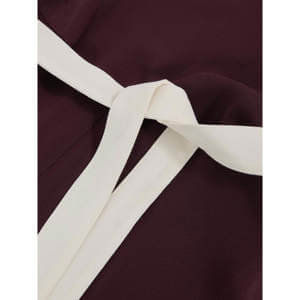 REISS SALMA Petite Colourblock Wide Leg Belted Jumpsuit